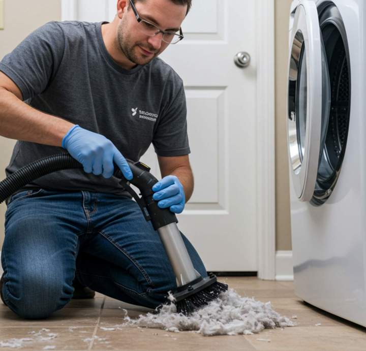 Nettoyage sécuritaire de vos conduits de sécheuse